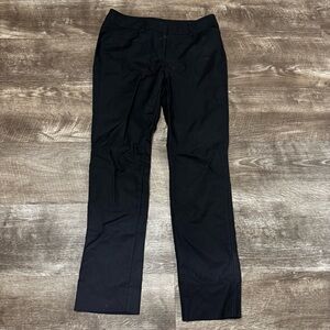 White House Black Market Perfect Form Slim Leg Black Dress Pants Size 4